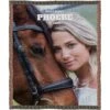 Frisco Portrait Woven Throw Personalized Blanket