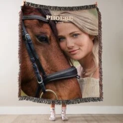 Frisco Portrait Woven Throw Personalized Blanket, 60" X 80" -WoofyPlay Store 250805 PT3. AC SS1800 V1610766420