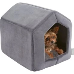 Frisco House Cave Cat & Dog Covered Bed -WoofyPlay Store 251241 PT3. AC SS1800 V1615523207