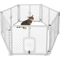 Frisco 6-Panel Plastic Exercise Dog Playpen, Light Gray 10 Frisco 6-Panel Plastic Exercise Dog Playpen, Light Gray -WoofyPlay Store 252045 PT2. AC SS1800 V1611089724