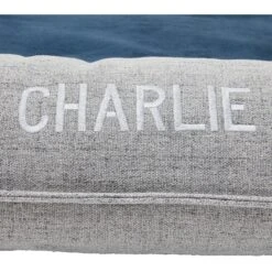 Frisco Orthopedic Personalized Bolster Dog Bed W/Removable Cover, Harbour Blue, Large -WoofyPlay Store 252617 PT5. AC SS1800 V1604532720