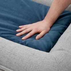 Frisco Orthopedic Personalized Bolster Dog Bed W/Removable Cover, Harbour Blue, Large -WoofyPlay Store 252617 PT6. AC SS1800 V1604529734