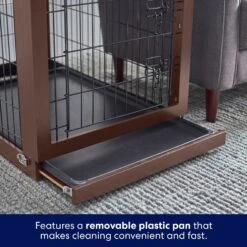 Frisco Double Door Furniture Style Dog Crate, Brown 8 Frisco Double Door Furniture Style Dog Crate, Brown -WoofyPlay Store 253033 PT4. AC SS1800 V1617644275