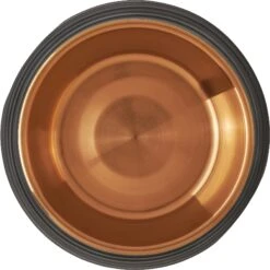 Frisco Matte Black Design Light Copper Stainless Steel Dog & Cat Bowl -WoofyPlay Store 253051 PT4. AC SS1800 V1616526741
