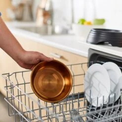 Frisco Matte Black Design Light Copper Stainless Steel Dog & Cat Bowl -WoofyPlay Store 253051 PT7. AC SS1800 V1616526828