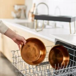 Frisco Copper Stainless Steel Elevated Foldable Double Dog & Cat Bowls -WoofyPlay Store 253060 PT7. AC SS1800 V1616595568