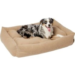 Frisco Faux Felt Reversible Modern Zipper Bolster Cat & Dog Bed -WoofyPlay Store 255154 PT3. AC SS1800 V1616011906