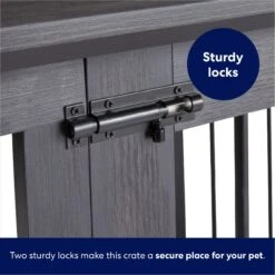 Frisco "Broadway" Dog Crate Credenza & Mat Kit -WoofyPlay Store 255324 PT5. AC SS1800 V1667228604