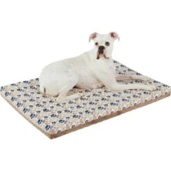 Frisco Micro Terry & Novelty Print Reversible Orthopedic Dog Crate Mat -WoofyPlay Store 255345 PT2. AC SS1800 V1616087643