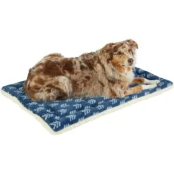Frisco Plush Tri-fold Arrow Print Dog Crate Mat -WoofyPlay Store 255998 PT2. AC SS1800 V1616092392