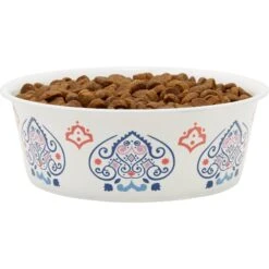 Frisco Bohemian Non-Skid Stainless Steel Dog & Cat Bowl -WoofyPlay Store 257195 PT2. AC SS1800 V1615311112