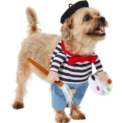 Frisco Front Walking French Artist Dog & Cat Costume -WoofyPlay Store 260956 PT3. AC SS1800 V1624453662