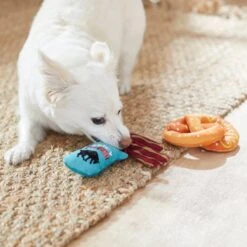 Frisco Road Trip Jerky & Pretzel Plush Squeaky Dog Toy, 2 Count 5 Frisco Road Trip Jerky & Pretzel Plush Squeaky Dog Toy, 2 Count -WoofyPlay Store 262012 PT3. AC SS1800 V1619792018
