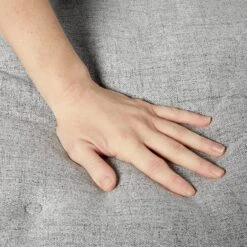 Frisco Faux Linen Corner Personalized Bolster Dog Bed W/Removable Cover, Harbour Blue, L -WoofyPlay Store 262160 PT6. AC SS1800 V1615570127