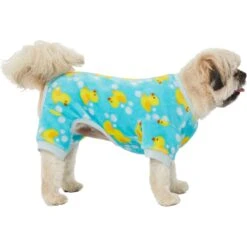 Frisco Dog & Cat Cozy Plush Fleece PJs, Rubber Ducky -WoofyPlay Store 268465 PT2. AC SS1800 V1637726847