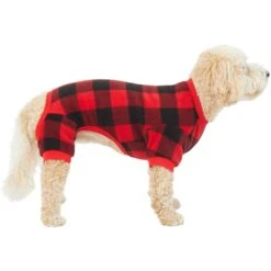 Frisco Dog & Cat Cozy Polar Fleece PJs, Red Plaid 8 Frisco Dog & Cat Cozy Polar Fleece PJs, Red Plaid -WoofyPlay Store 268510 PT2. AC SS1800 V1637674301