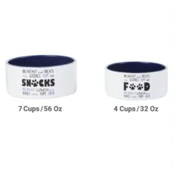 Frisco Food & Paw Non-skid Ceramic Dog Bowl -WoofyPlay Store 270195 PT5. AC SS1800 V1620912525