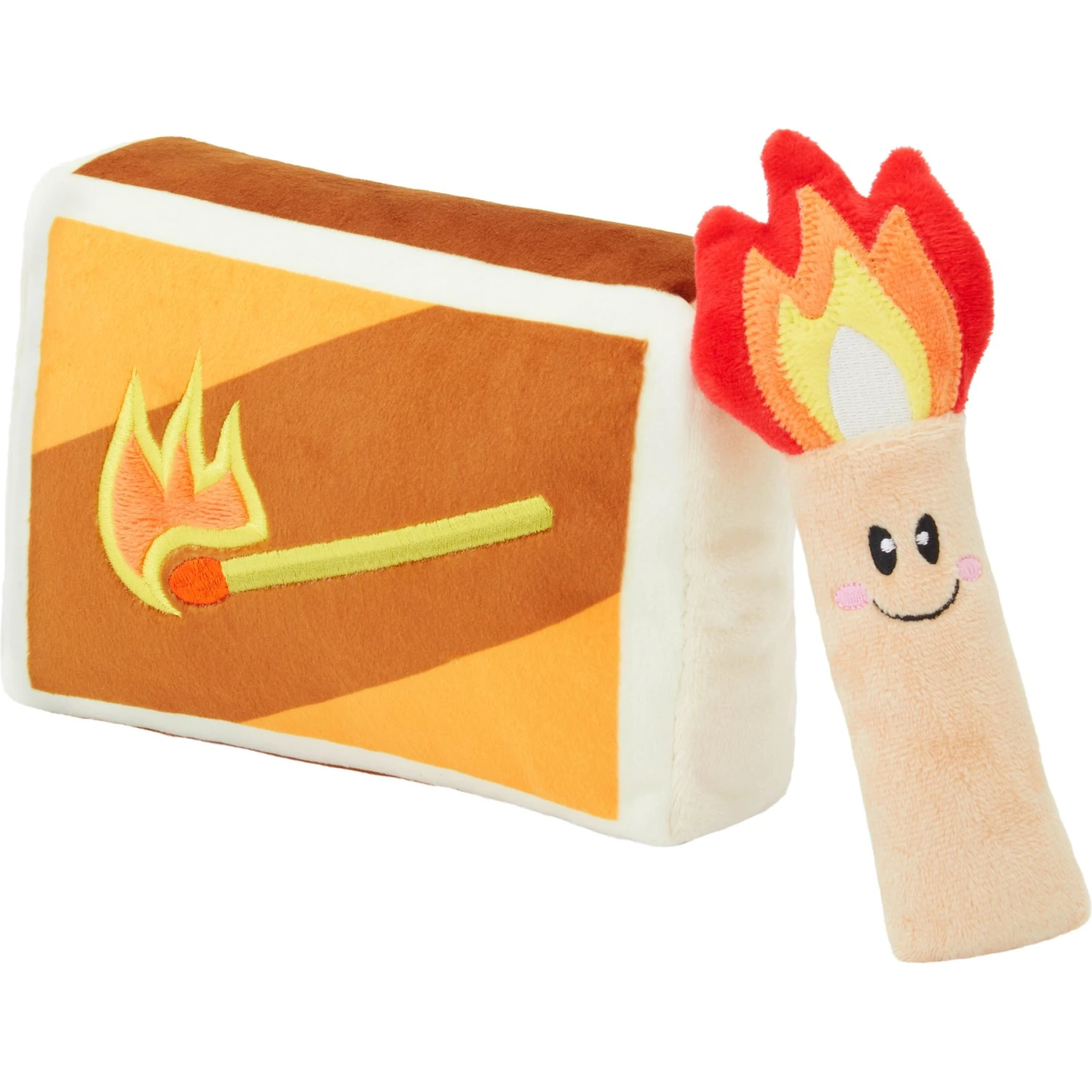 Frisco Camping Match Box 2-in-1 Plush Squeaky Dog Toy 1 Frisco Camping Match Box 2-in-1 Plush Squeaky Dog Toy