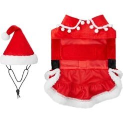 Frisco Mrs. Claus Dog & Cat Costume 10 Frisco Mrs. Claus Dog & Cat Costume -WoofyPlay Store 276150 PT5. AC SS1800 V1631569990