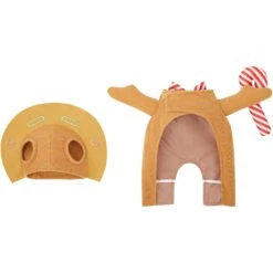 Frisco Front Walking Gingerbread Dog & Cat Costume -WoofyPlay Store 276156 PT5. AC SS1800 V1631571781
