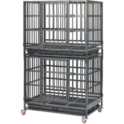 Frisco Ultimate Foldable & Stackable Heavy Duty Steel Metal Single Door Dog Crate 10 Frisco Ultimate Foldable & Stackable Heavy Duty Steel Metal Single Door Dog Crate -WoofyPlay Store 280395 PT4. AC SS1800 V1632851515