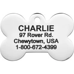 Frisco Chewy Stainless Steel Personalized Dog ID Tag With Enamel Infill -WoofyPlay Store 281945 PT4. AC SS1800 V1622726313