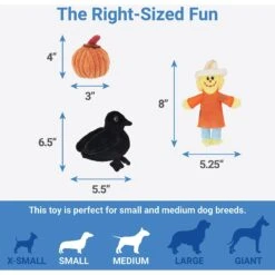 Frisco Fall Hay Wagon Hide & Seek Puzzle Plush Squeaky Dog Toy -WoofyPlay Store 285631 PT2. AC SS1800 V1633969276