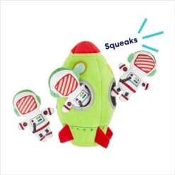Frisco Holiday Rocket Ship Hide & Seek Puzzle Plush Squeaky Dog Toy 10 Frisco Holiday Rocket Ship Hide & Seek Puzzle Plush Squeaky Dog Toy -WoofyPlay Store 287101 PT3. AC SS1800 V1695670693