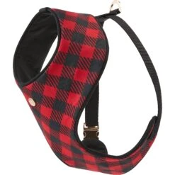 Frisco Fashion Over-The-Head Harness, Blue Plaid -WoofyPlay Store 287472 PT4. AC SS1800 V1632316113