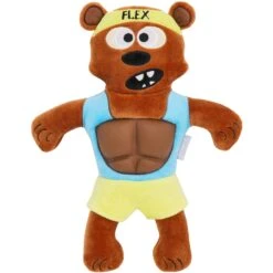 Frisco Fitness Bear Reversible Plush Squeaky Dog Toy -WoofyPlay Store 288897 PT2. AC SS1800 V1638287961