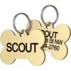 Frisco Brass Personalized Dog ID Tag