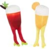 Frisco Brunch Bottomless Mimosas Plush Squeaky Dog Toy, 2 Count