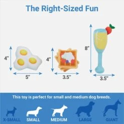 Frisco Brunch Breakfast In Bed Hide & Seek Puzzle Plush Squeaky Dog Toy 6 Frisco Brunch Breakfast In Bed Hide & Seek Puzzle Plush Squeaky Dog Toy -WoofyPlay Store 297282 PT2. AC SS1800 V1643916715