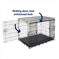 Frisco Heavy Duty Enhanced Lock Sliding Double Door Fold & Carry Wire Dog Crate & Mat Kit 10 Frisco Heavy Duty Enhanced Lock Sliding Double Door Fold & Carry Wire Dog Crate & Mat Kit -WoofyPlay Store 297461 PT3. AC SS1800 V1633114897