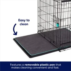 Frisco Heavy Duty Enhanced Lock Sliding Double Door Fold & Carry Wire Dog Crate & Mat Kit 11 Frisco Heavy Duty Enhanced Lock Sliding Double Door Fold & Carry Wire Dog Crate & Mat Kit -WoofyPlay Store 297461 PT4. AC SS1800 V1633115628