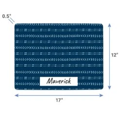 Frisco Mudcloth Personalized Dog & Cat Placemat -WoofyPlay Store 299552 PT3. AC SS1800 V1636120356