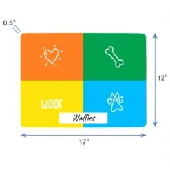 Frisco Woof Personalized Dog & Cat Placemat 7 Frisco Woof Personalized Dog & Cat Placemat -WoofyPlay Store 299560 PT3. AC SS1800 V1636120375