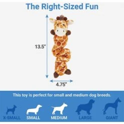 Frisco Giraffe Bungee Plush Squeaky Dog Toy & Frisco Sloth Bungee Plush Squeaky Dog Toy -WoofyPlay Store 302402 PT2. AC SS1800 V1623046647