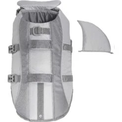 Frisco Shark Dog Life Jacket & Frisco Foam Rubber Floating Fetch Ball No Squeak Dog Toy -WoofyPlay Store 303590 PT3. AC SS1800 V1623054157