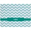 Frisco Personalized Subtle Chevron Soft Fleece Cat & Dog Blanket, 30" X 40"