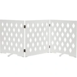 Frisco Deco Diamond Shape 3-Panel Dog Gate 7 Frisco Deco Diamond Shape 3-Panel Dog Gate -WoofyPlay Store 305154 PT2. AC SS1800 V1639669192