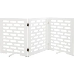 Frisco Deco Horizontal Lines 3-Panel Dog Gate -WoofyPlay Store 305157 PT2. AC SS1800 V1639669054