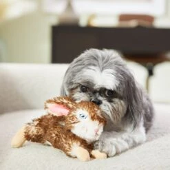 Frisco Realistic Plush Rabbit Plush Dog Toy, Small -WoofyPlay Store 316933 PT2. AC SS1800 V1641400634