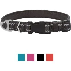 Frisco Outdoor Premium Ripstop Nylon Dog Harness With Pocket & Frisco Outdoor Nylon Reflective Comfort Padded Dog Collar -WoofyPlay Store 319304 PT5. AC SS1800 V1631139692