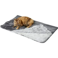 Frisco Sofa Pet Bed With Removable Cover & Frisco Eyelash Cat & Dog Blanket -WoofyPlay Store 319504 PT5. AC SS1800 V1630619791
