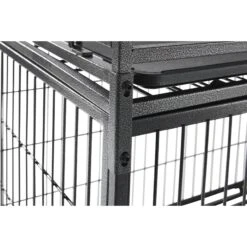 Frisco Ultimate Lightweight Heavy Duty Foldable & Stackable Steel Metal Single Door Dog Crate -WoofyPlay Store 326416 PT6. AC SS1800 V1646859905