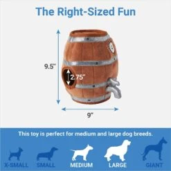 Frisco Beer & Keg Plush Squeaky Dog Toy, 4 Count 6 Frisco Beer & Keg Plush Squeaky Dog Toy, 4 Count -WoofyPlay Store 327047 PT2. AC SS1800 V1648563981