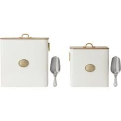 Frisco Premium Airtight Dog & Cat Food Storage Canister With Scoop -WoofyPlay Store 331486 PT5. AC SS1800 V1657656891