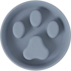 Frisco Silicone Stainless Paw Steel Slow Feeder Dog & Cat Bowl -WoofyPlay Store 331528 PT4. AC SS1800 V1657656874