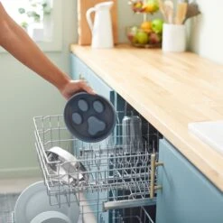 Frisco Silicone Stainless Paw Steel Slow Feeder Dog & Cat Bowl -WoofyPlay Store 331528 PT6. AC SS1800 V1657656874